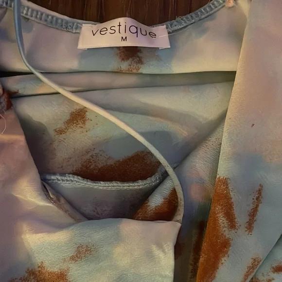 Slip Dress 💙🦋🍑 - Picture 6 of 8